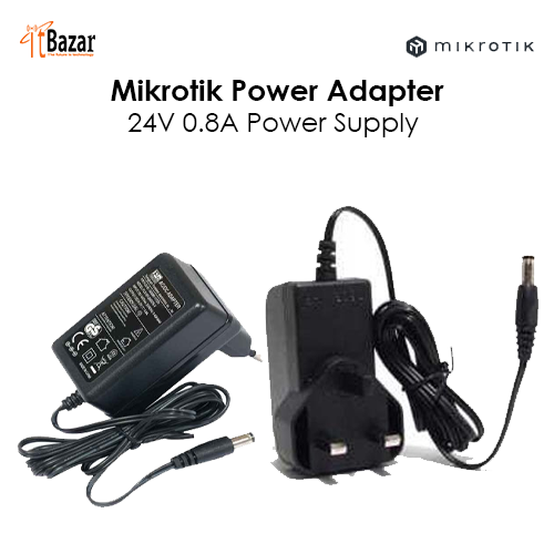 Mikrotik Power Adapter 24V 0.8A Power Supply