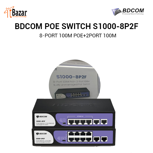 BDCOM POE SWITCH S1000-8P2F
