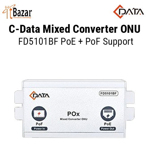 CData Mixed Converter ONU FD5101BF PoE and PoF Support