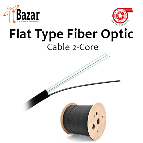 Flat Type Fiber Optic Cable 2-Core