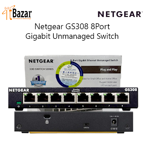 Netgear GS308 8Port Gigabit Unmanaged Switch