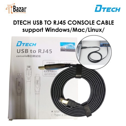 DTECH USB TO RJ45 CONSOLE CABLE