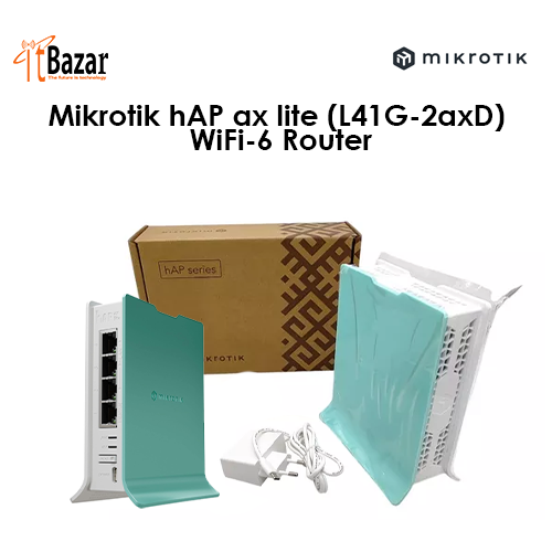 Mikrotik hAP ax lite (L41G-2axD) WiFi-6 Router