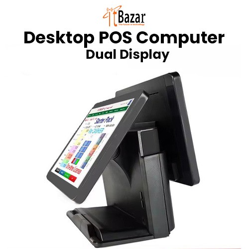 Desktop POS Computer  Dual Display