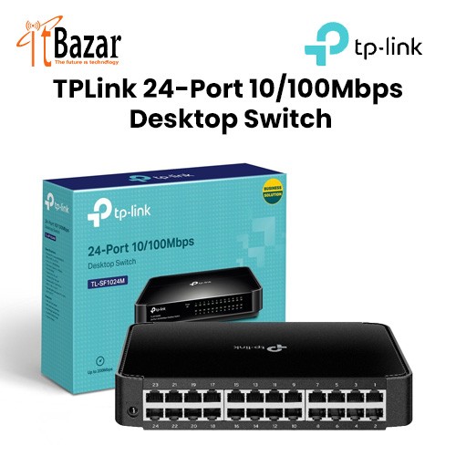TPLink 24Port Switch SF1024M Desktop Switch 10/100