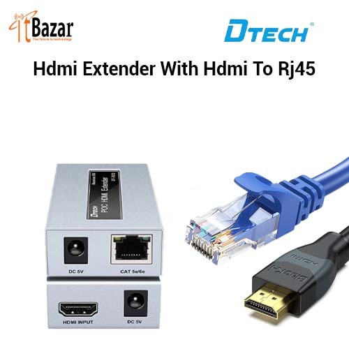 Hdmi Extender With Hdmi To Rj45 50M