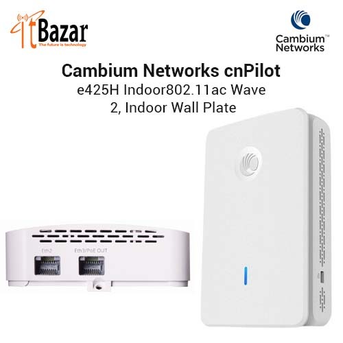 cnPilot e425H WiFi 5 Indoor Ap Wall Plate