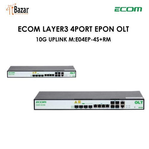 ECOM EPON OLT E04EP-4S+RM LAYER3 4PORT EPON OLT