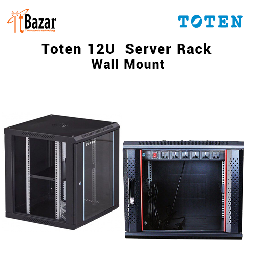 TOTEN 12U WALL MOUNT SERVER RACK