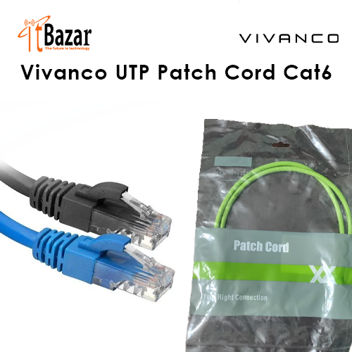 Vivanco UTP Patch cord Cat6 1M