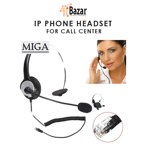 IP PHONE HEADSET FOR CALL CENTER