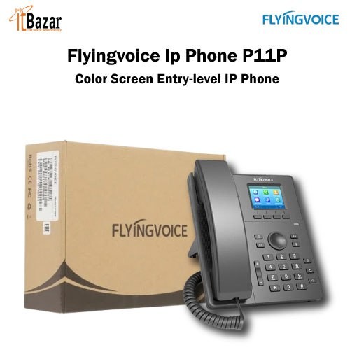 FLYINGVOICE IP Phone P11 Color Screen Entry level IP Phone
