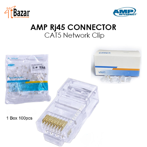AMP Rj45 CONNECTOR CAT5 Network Clip