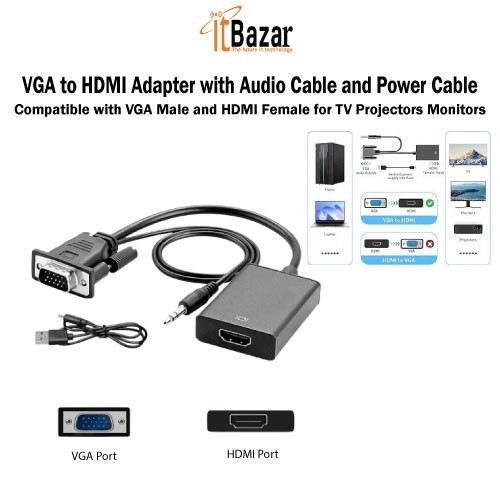 HDMI To VGA Converter with Audio Output