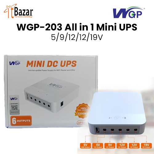 WGP MINI UPS 203 All In One 5,9,12,19Volt
