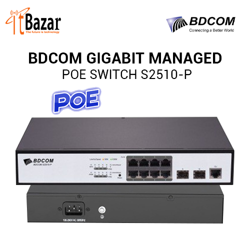 BDCOM GIGABIT MANAGED POE SWITCH S2510-P