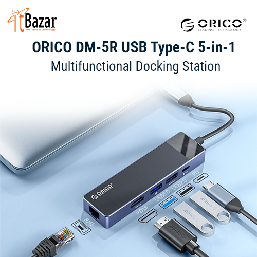 ORICO Multifunction Docking Station DM-5R Type-C 5 in 1