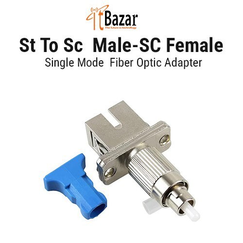 St To Sc  Male-SC Female Single Mode  Fiber Optic Adapter