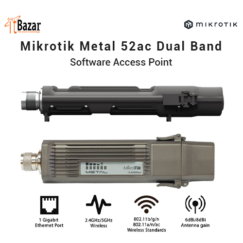 Mikrotik Metal 52 ac Dual band Ap 2.4/5GHz