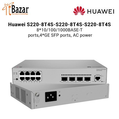 Huawei Cloud Managed Switch S220-8T4S-S220-8T4S-S220-8T4S
