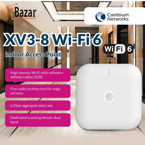 Cambium XV3-8 WiFi6 Indoor Enterprise Access Point