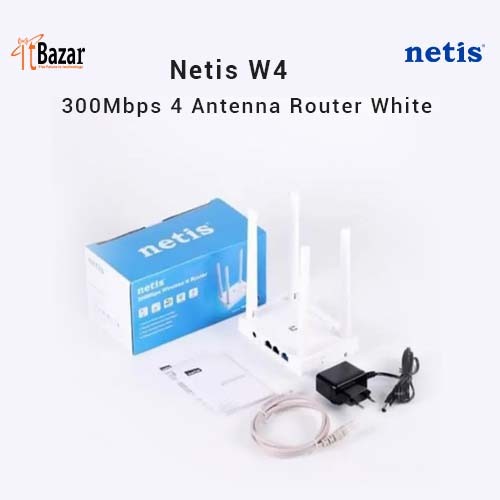 Netis W4 300Mbps Single Band Wirelss Router