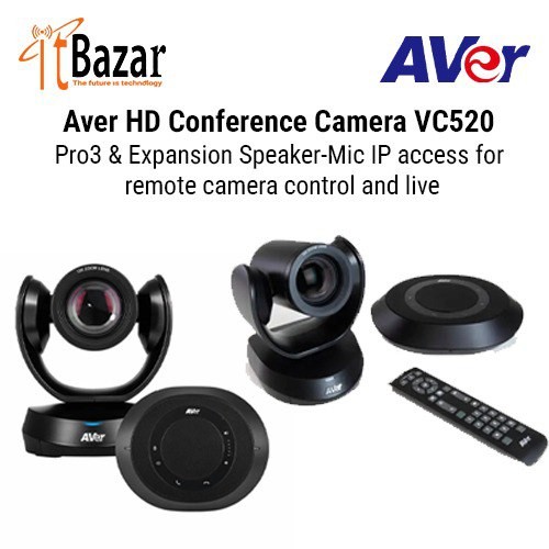 Aver Conference Camera VC520 Pro3 & Expansion Speaker-Mic Full Hd