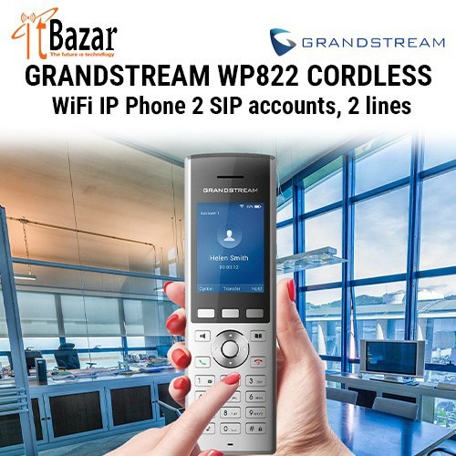 Grandstream WP822 Cordless WiFi IP Phone
