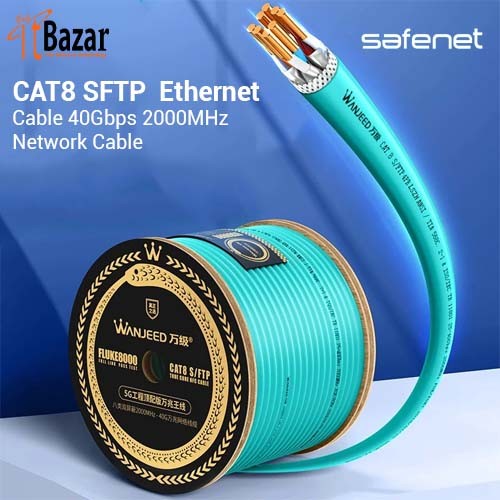 CAT8 SFTP  Ethernet Cable 40Gbps 2000MHz  Network Cable
