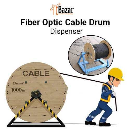 Fiber Optic Cable Drum Dispenser