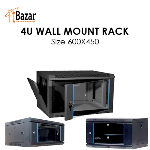 4U WALL MOUNTED SERVER RACK  600X450  19"