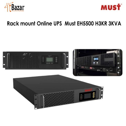 Rack mount Online UPS  Must EH5500 H3KR 3KVA Without Battery