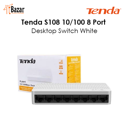 Tenda S108 8Port 10/100 Desktop Switch