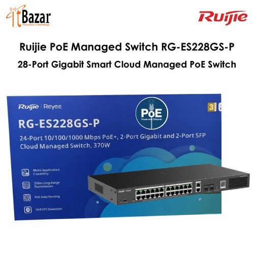 Ruijie PoE Managed Switch RG-ES228GS-P 28-Port Gigabit