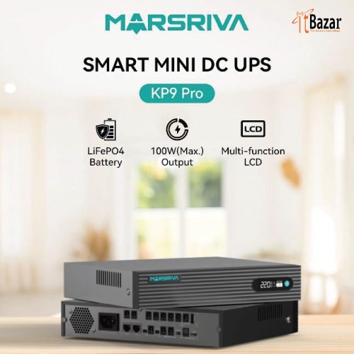 Marsriva KP9 Pro Smart Mini DC UPS   DC Output 12V/48V/9V/14V/24V/5V