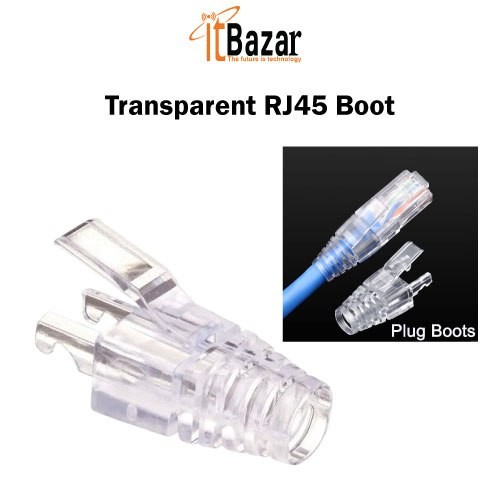 Transparent RJ45 Boot Cap