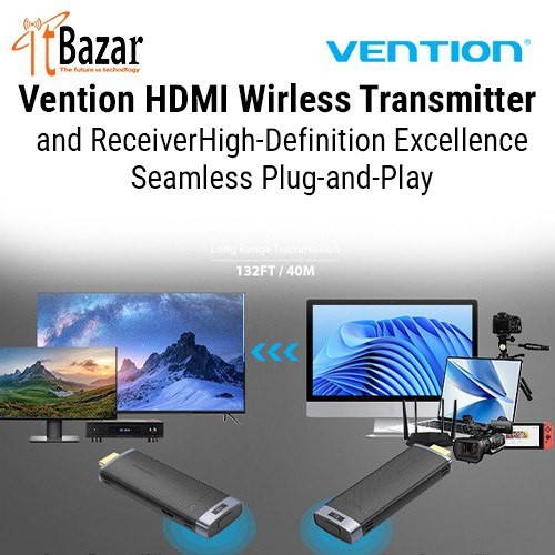 Vention HDMI Wirless Transmitter and Receiver