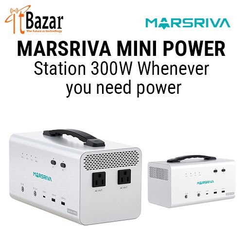 Marsriva Mini Power Station 300W Whenever you need power