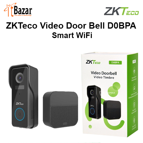 ZKTeco  Video Door Bell D0BPA Smart WiFi