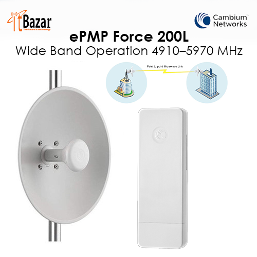 ePMP Force 200L integrated 25 dBi dish Antenna