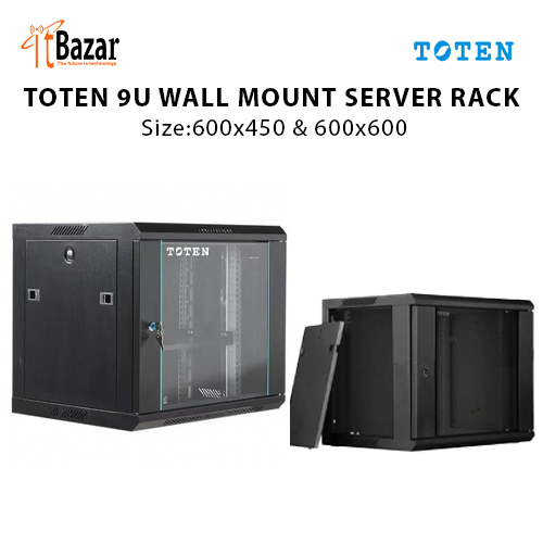 TOTEN 9U WALL MOUNT SERVER RACK