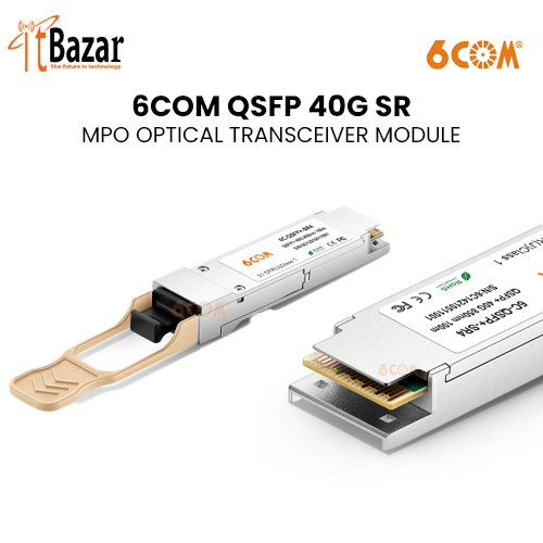 6COM 40G SR QSFP+ 850nm 100m/150m MTP/MPO Optical Transceiver Module