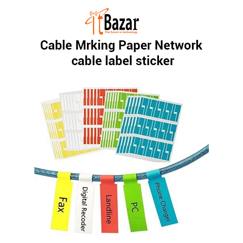 Cable Marking Paper Network cable label sticker