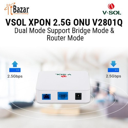 VSOL XPON 2.5G ONU V2801Q Dual Mode