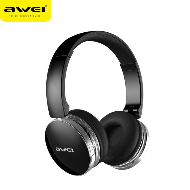 Awei A500BL foldable hi-fi stereo wireless headphones bluetooth headset