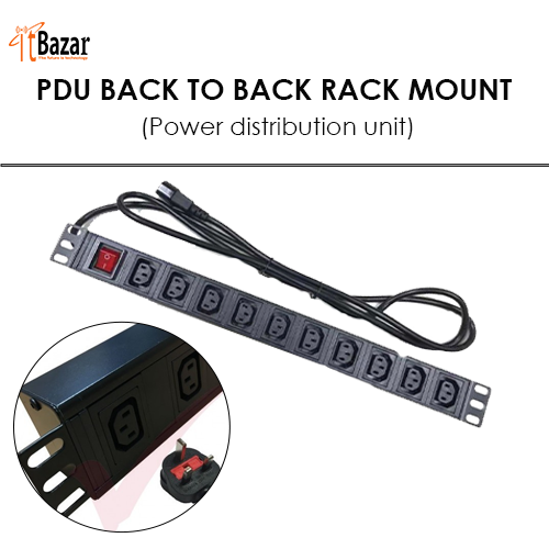 PDU BACK TO BACK  RACK MOUNT (Power distribution unit)
