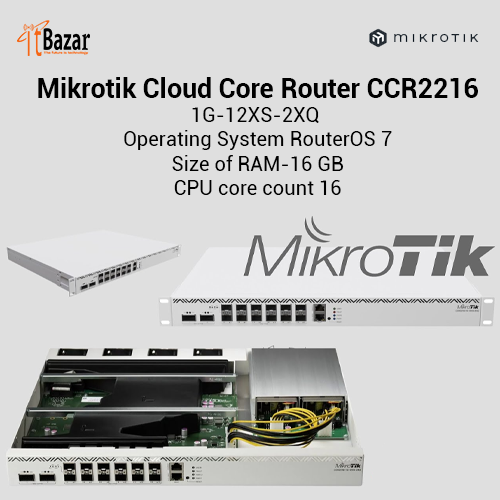 Mikrotik CCR2216-1G-12XS-2XQ Cloud Core Router