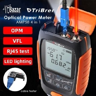 Tribrer Optical Power Meter 4-in1 Li-lion Battery