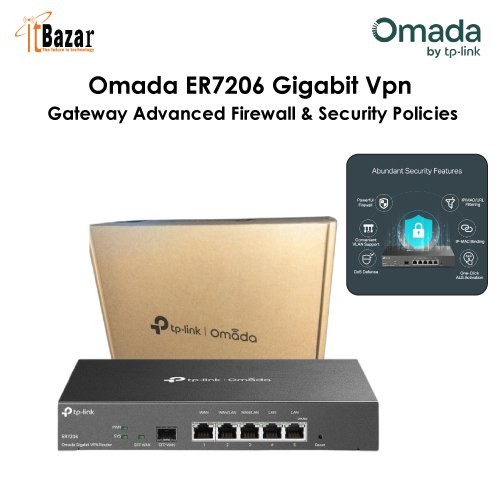 Omada ER7206 Gigabit Vpn Gateway Advanced Firewall & Security Policies