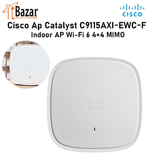 Cisco Ap Catalyst C9115AXI-EWC-F Indoor AP Wi-Fi 6 4×4 MIMO